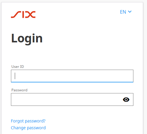 Login Screen